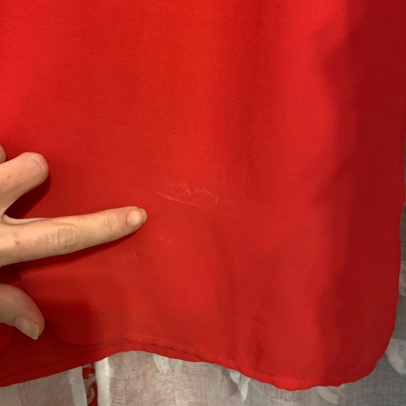 Scarlet red Bisou Michelle Bohbot Holiday Dress - Picture 7 of 7